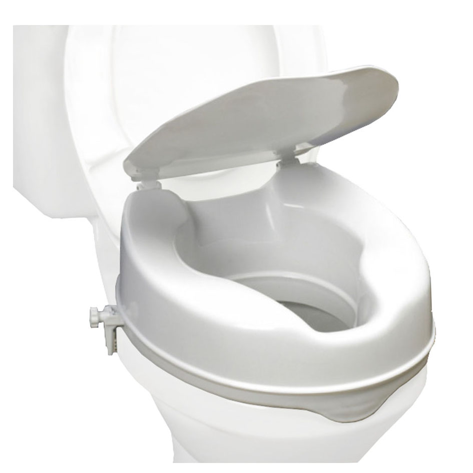 Elevador WC 10 cm con tapa Etac Hi-Loo 10 cm - Azzul Ortopedia Universal